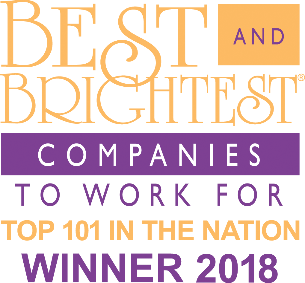 Best and Brightest Companies to Work For Top 101 in the Nation Winner 2018