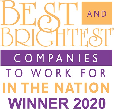 badge for Best and Brightest Companies to Work for in the Nation Winner 2020