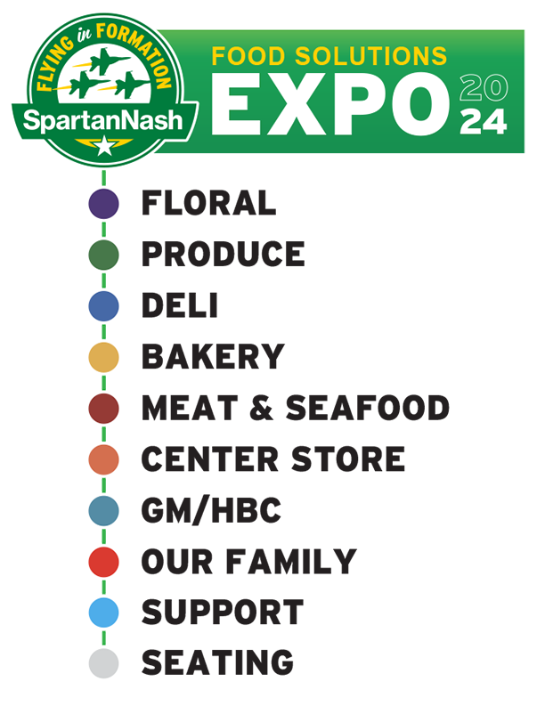 Expo24 Exhibit Map key