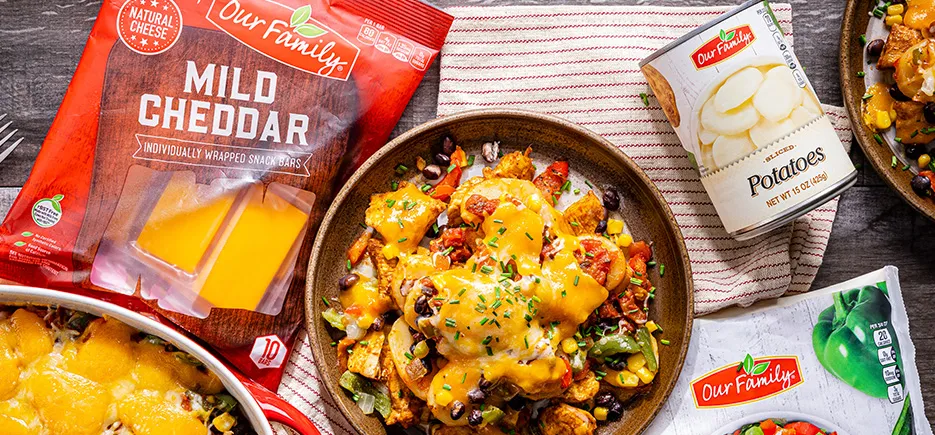 A selection of OwnBrands foods.
